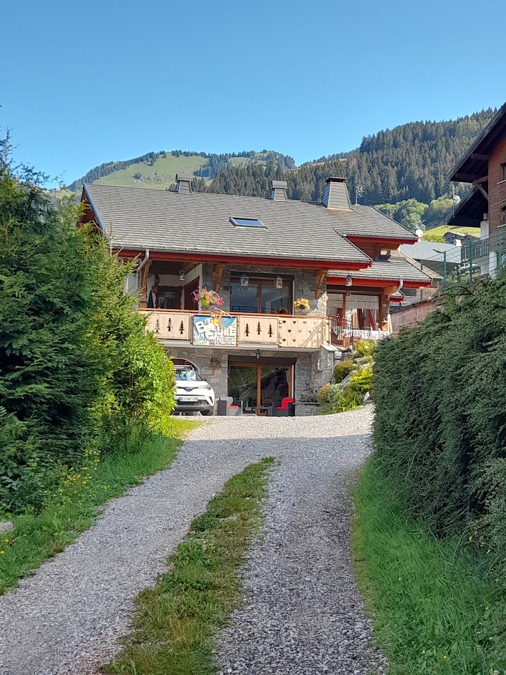 Chalet/Gîte La Boule de neige : Grande capacité 15 pers. en Haute Savoie proche station de châtel, chalet à Châtel