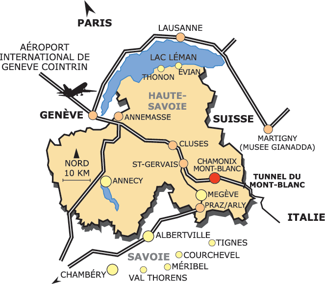 carte chamonix