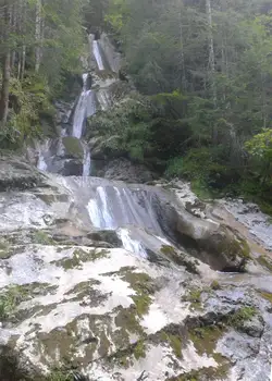 Cascade de la Diomaz dans le massif du Chablais