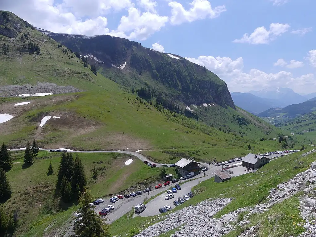 Le col de la Colombière, paradis des marmottes