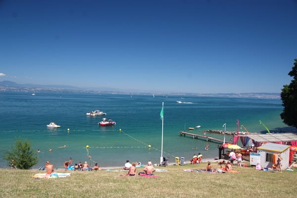 Découverte : plages idylliques du lac Léman