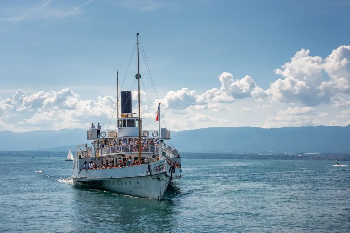 bateau sur le Lac Léman