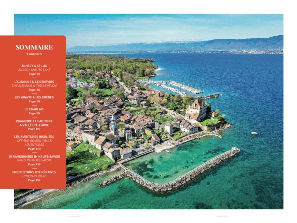 Sommaire du livre Haute-Savoie entre lacs et montagnes - Julien Audigier