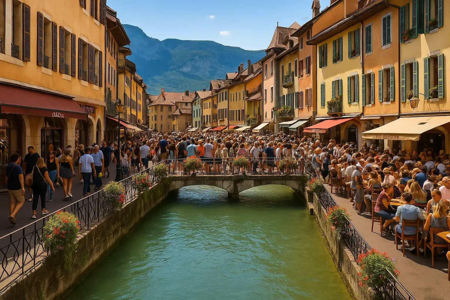 sur fréquentation a Annecy