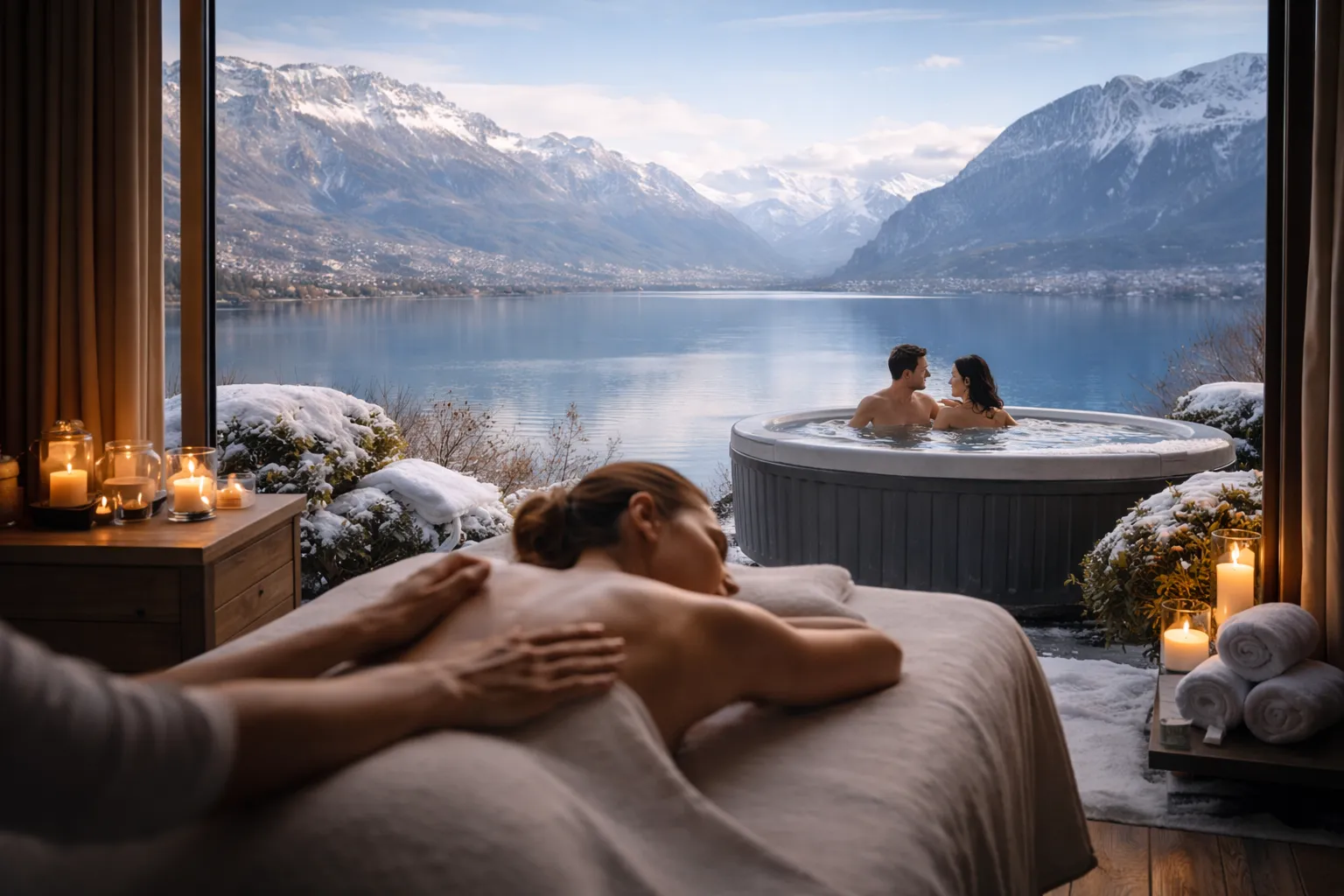 massage récupération après ski