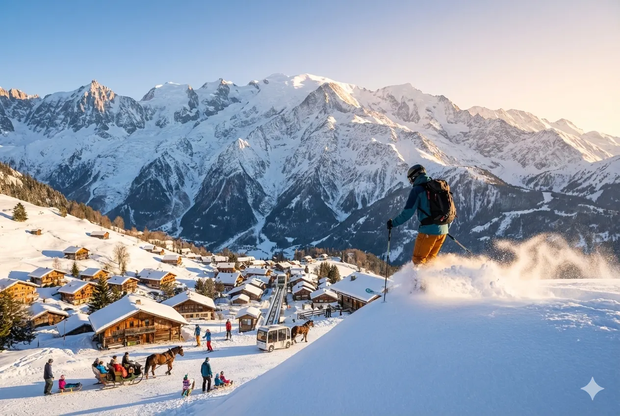 station ski sans voiture