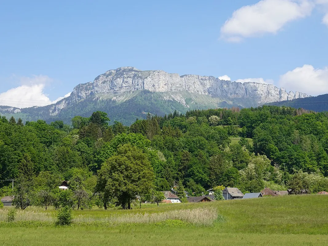 Le Parmelan depuis Villaz