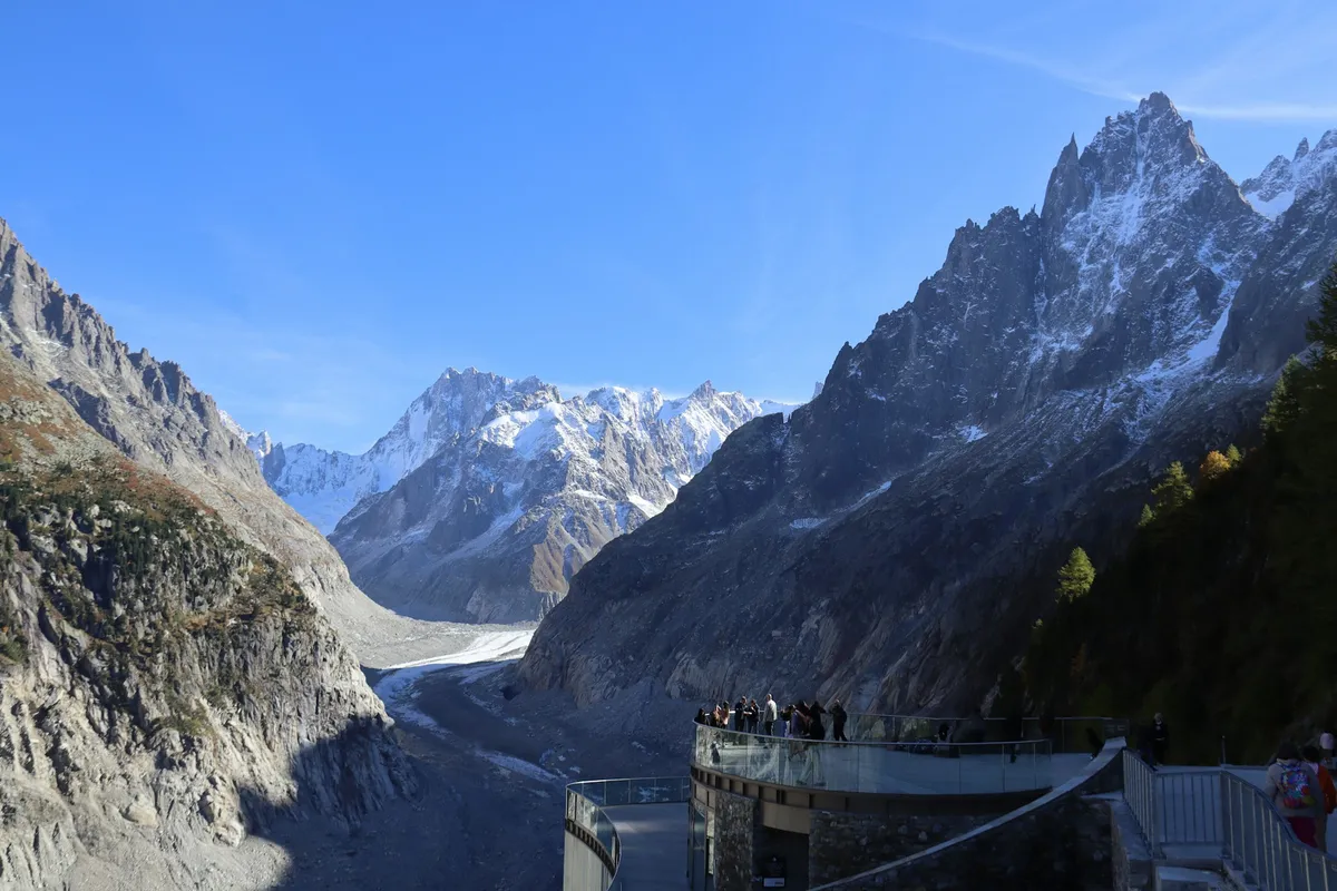 vue depuis le Montenvers
