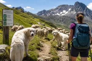 troupeau et patou, chien de protection
