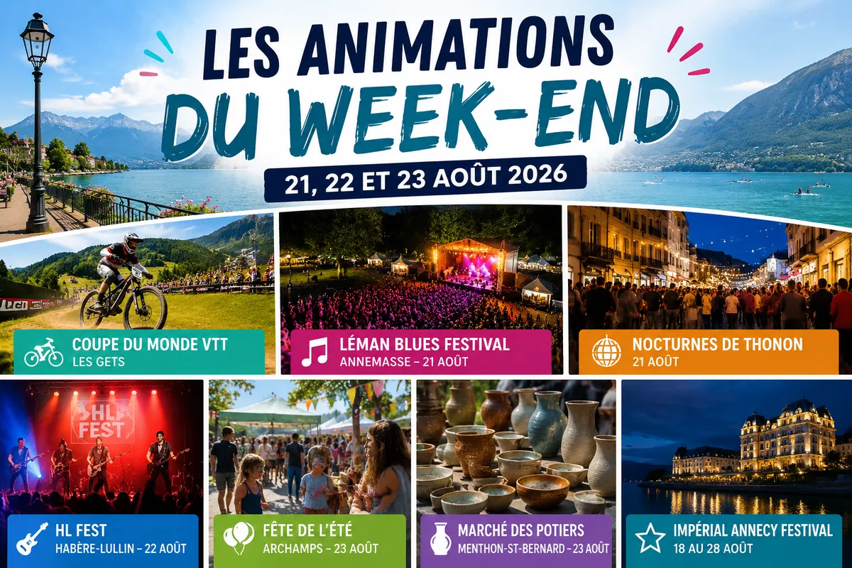 Les animations du week-end en Haute-Savoie