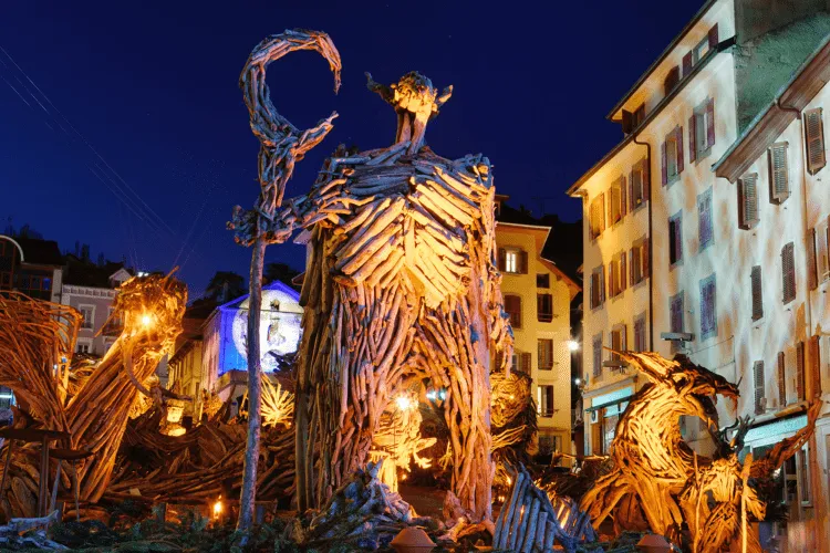 Le Fabuleux Village des Flottins : Marché de Noël d'Évian-les-Bains
