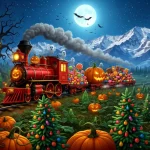 Le train du Montenvers fête Halloween