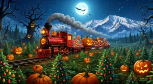 Le train du Montenvers fête Halloween