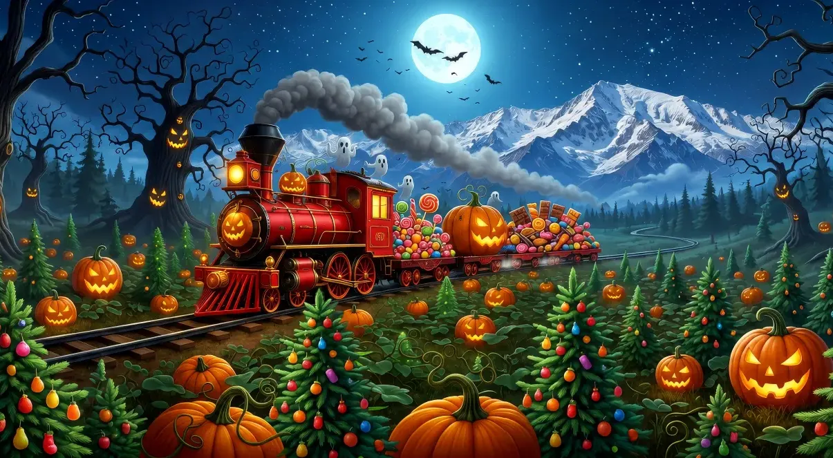 Le train du Montenvers fête Halloween