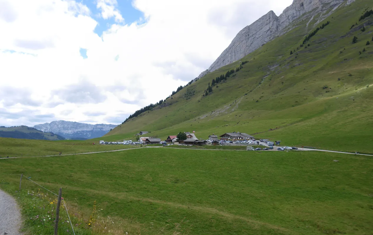vue sur le col des Aravis