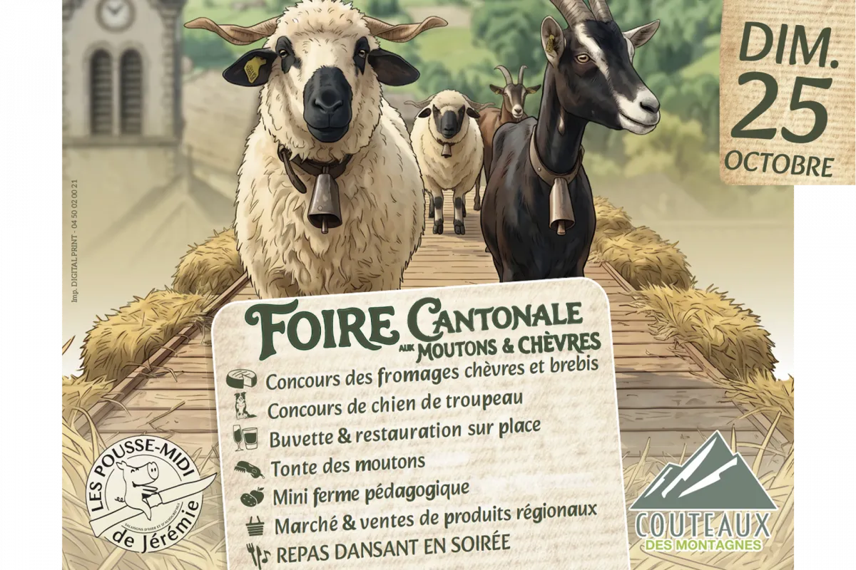 Foire cantonale aux moutons et aux chèvres de Manigod